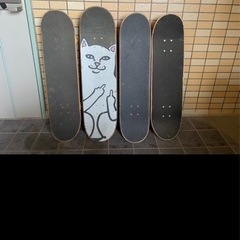 スケートボード 4つセットの画像