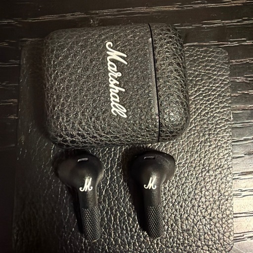 【美品/正規品】Marshall Minor III ワイヤレスイヤホン ブラック　使用頻度少なめ