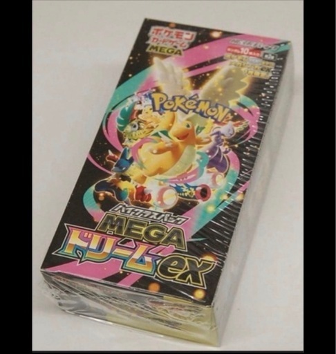 シュリンク付きポケモンカード MEGAハイク ラスパックドリーム ex 3BOX