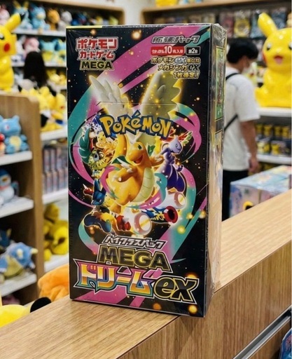 シュリンク付きポケモンカード MEGAハイク ラスパックドリーム ex 3BOX