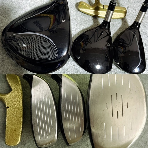 【希望者多い場合は抽選です】高級品 豪華テーラーメイドゴルフセット アクシネットパター ジャックニコラウスウェッジ 高性能 フレックスR 完璧に揃ったセット フルセット すぐにコースに行く事も可能です！ 初心者にもオススメです！