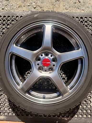 【ステッカー付き！】WORK EMOTION  T5R 17インチ 7J+48 PCD100 5穴 4本セット 86、BRZ等に！ ステッカー付き！】WORK EMOTION T5R 17インチ 7J+48 PCD100 5穴 4本セット