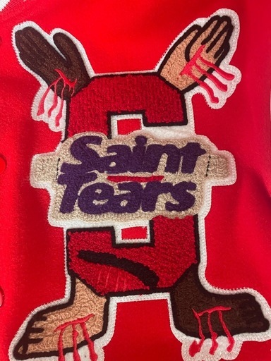 正規品 ❗️ 最安値‼️SAINT Mxxxxxx ❗️ SAINT TEARS ❗️DENIM TEARS❗️ スタジャンレッド