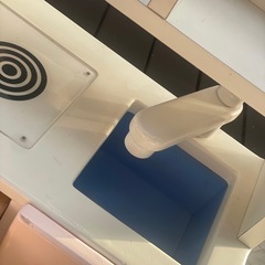 おままごとキッチン ピンク・ホワイトの画像