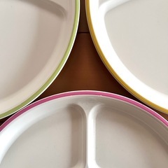 メラミン仕切り皿の画像