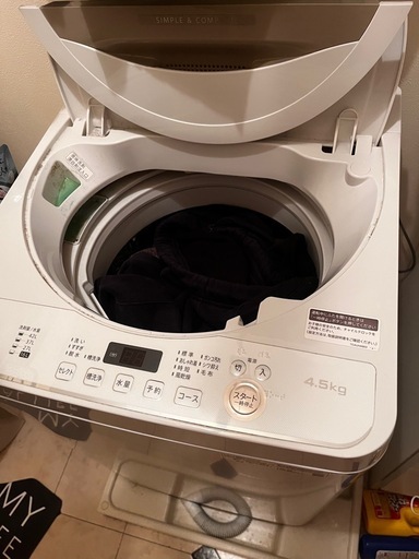 SHARP洗濯機 (陽翔) 実籾の生活家電《洗濯機》の中古あげます・譲り