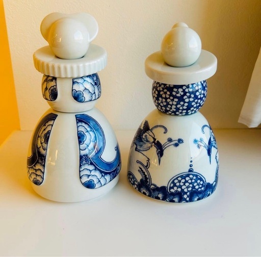 美品】ロイヤルデルフトオランダプラウドメアリー (かんかん) 香椎花園