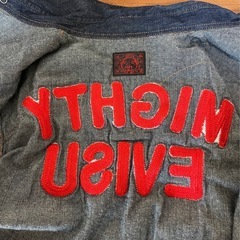 新品未使用エヴィス デニムBDシャツカモメワークシャツMIGHTY EVISU刺繍テーラー山根 の画像