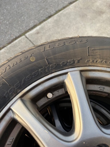 195/65R15 プリウス　スタッドレス　ホイールセット
