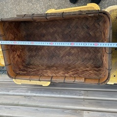 収穫籠　骨董　アンティーク
の画像