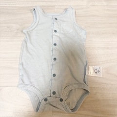 ユニクロ等 ベビー肌着 70cm ロンパース 3点セット まとめ売り 綿100%の画像