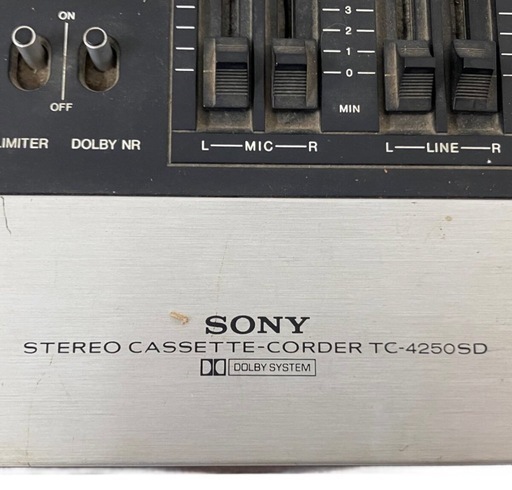 SONY TC-4250SD カセットデッキ 音響機材 ソニー ジャンク SONY TC-4250SD カセットデッキ 音響機材 ソニー ジャンク (引っ越しの