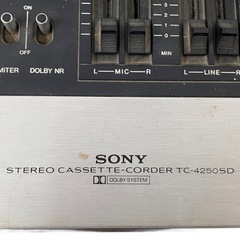 SONY TC-4250SD カセットデッキ 音響機材 ソニー ジャンクの画像