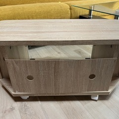 コーナー テレビ台 TVボード ホワイトオークの画像