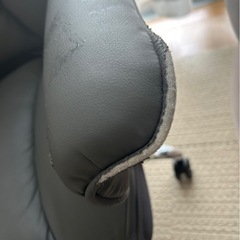 SKYEゲーミングチェア PUレザー オフィスチェア/デスクチェア/社長椅子 伸縮可能のオットマン 座り心地最高 椅子 ランバーサポート ひじ掛け付き (ダークグレー)の画像