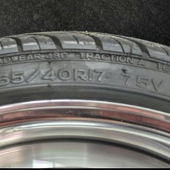 軽やコンパクトカー 
WORKシーカーDT17インチ 超美品　アルミホイールセットの画像