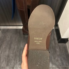 バークレー　茶色　ロングブーツ　23.5センチの画像