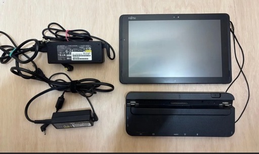 富士通　タブレット　ARROWS Tab Q508/SE 拡張　FMV-NDS35 グレードル付　 ペン付き　タブレットPC