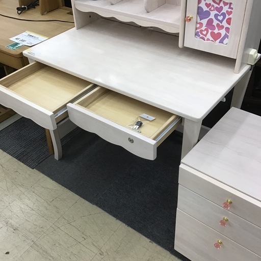 学習机 プリンセスデスク ワゴン付き 