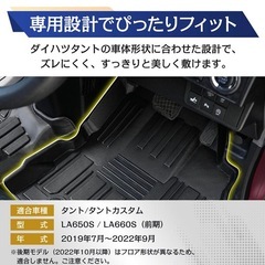 タント　フロアマット　３D 防水　未使用品の画像