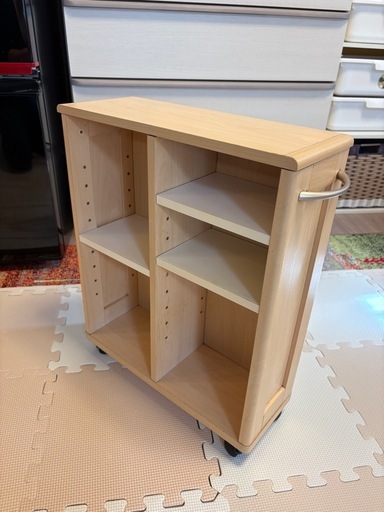 キャスター付き収納ワゴン (まな) 志村坂上の収納家具《カラーボックス