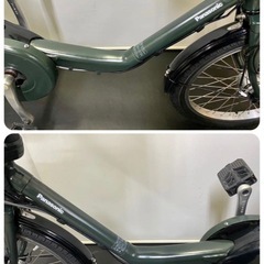 1年保証 送料無料 パナソニック　ギュットミニ　20インチ　子供乗せ　電動アシスト自転車 g223の画像