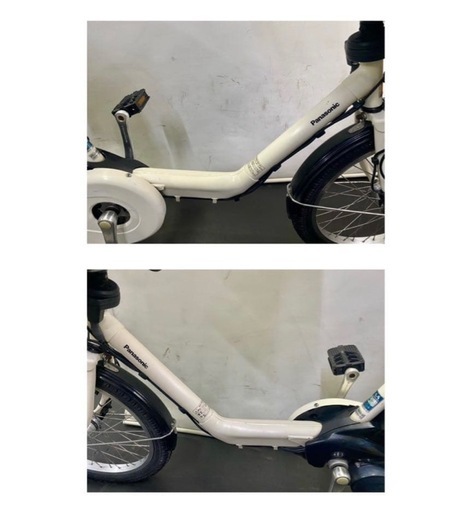 1年保証 送料無料 パナソニック　ギュットミニ　大容量　20インチ　白　電動アシスト自転車 g223