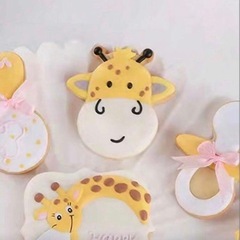 キリンのクッキー型の画像