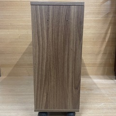 【e24収納ラック】木目 カート付の画像