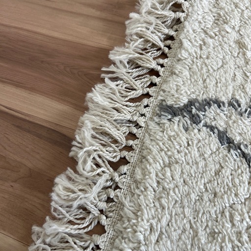 ウィルトン織 ラグ カサブランカ 135×190 ベニワレン シャギー