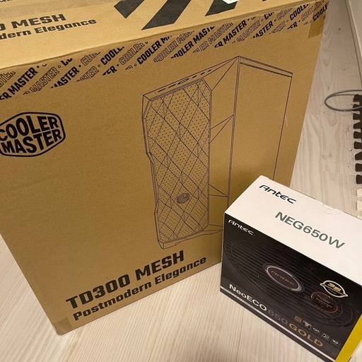 AntecNeoECO650GOLD電源+CM TD300Mesh ATXケース