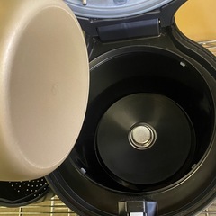 糖質カット炊飯器　LOCABO JM-C20E-B 2合炊き　2021年製　通電確認済みの画像