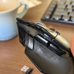 ロジクール G502 X LIGHTSPEEDワイヤレス ゲーミングマウス G502XWL-CRBK（ブラック）の画像