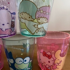 サンリオプラコップ5点の画像