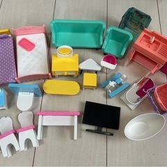 ドールハウス　おままごと　人形遊びの画像