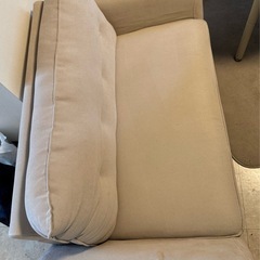 ニトリ製2人掛けソファの画像