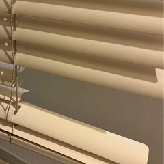 ニトリ　カーテンレール取付可能ブラインド2個セット（ジャンク品）の画像