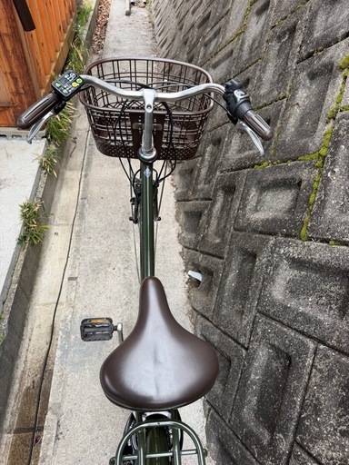 ブリヂストン 26インチ ブラウン バッテリー  12.3Ah 電動自転車【中古】 