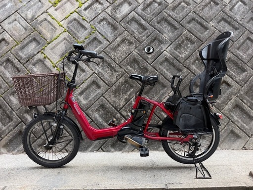 パナソニックのチャイルドシート付き電動自転車バッテリー8.7ah (Telal
