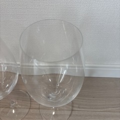 Riedelグラス　2つの画像