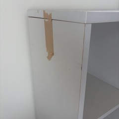 カラーボックス　白の画像