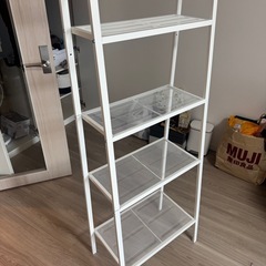 ラーベルグ シェルフユニット ホワイト 60x148cmの画像