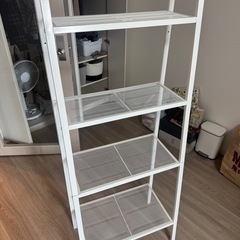 ラーベルグ シェルフユニット ホワイト 60x148cmの画像