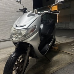 アドレス110 カスタム車両　バーハン　不動車　大阪より　 配達可能の画像