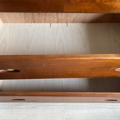 木製5段チェスト（タンス）の画像