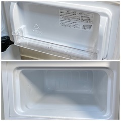 【一人暮らし♪】Hisense 2ドア冷凍冷蔵庫☆HR-B95A☆2018年製の画像