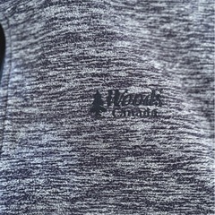 ネイビー フリースジャケット ジップアップの画像