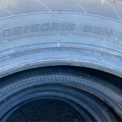バリ溝　DUNLOP 205/60R16 25年製　夏タイヤの画像