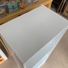 美原店 ストライプ柄 3段 カラーボックス 収納　本棚の画像