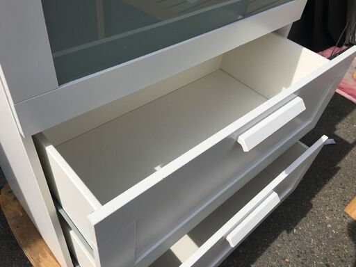 JM20791S)BRIMNES ブリムネス チェスト IKEA  幅：約78,5cm 高さ：約95cm  奥行：約48cm 中古品【取りに来られる方限定】
